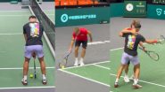 Carlos Alcaraz and David Ferrer Play Golf on Tennis Court During Warm-Up in Davis Cup 2024, Video Goes Viral