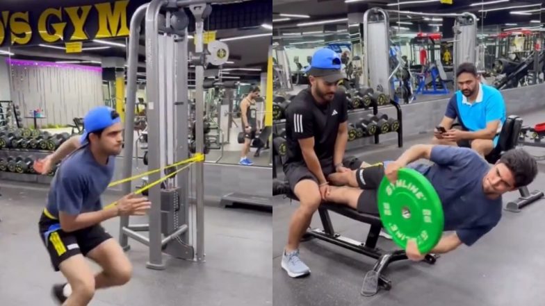 Shubman Gill Sweats Out in the Gym Ahead of IND vs BAN 2024 Test Series (Watch Video)