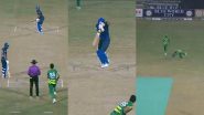 Mohammad Rizwan Takes a Fantastic Diving Catch To Dismiss Mubasir Khan During Markhors vs Panthers Pakistan Champions Cup 2024 Match (Watch Video)