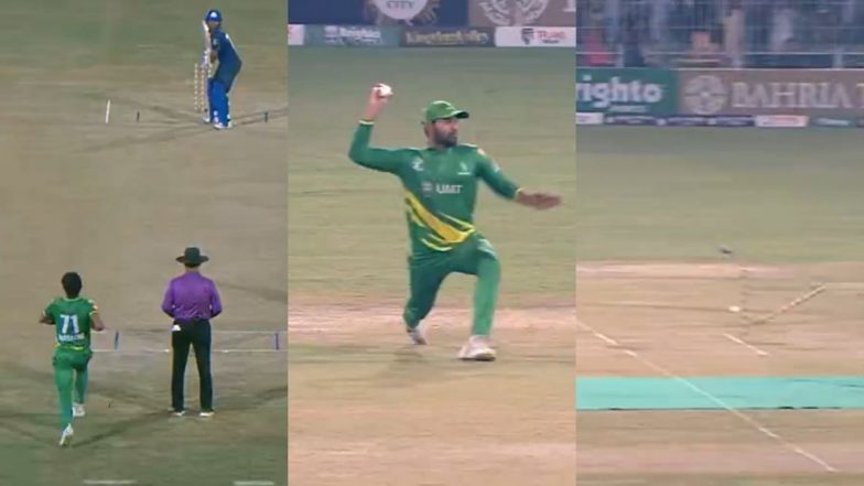 Abdul Samad Executes Brilliant Direct Hit To Run Out Azan Awais During Markhors vs Panthers Pakistan Champions Cup 2024 Match (Watch Video)