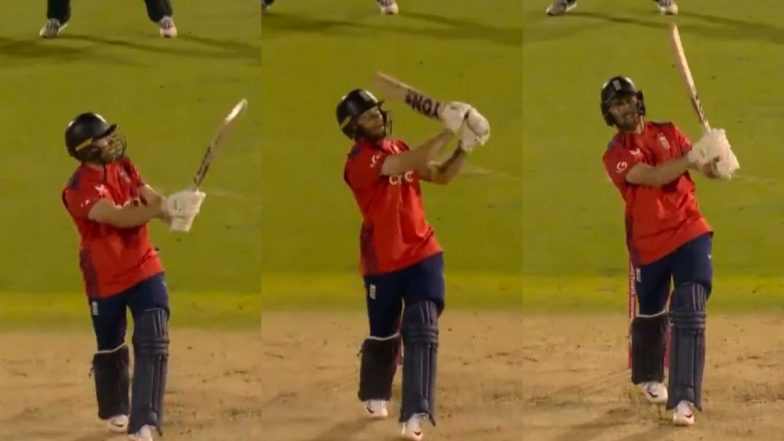 Phil Salt Hits Aaron Hardie for Three Consecutive Sixes During ENG vs AUS 2nd T20I 2024 Match (Watch Video)