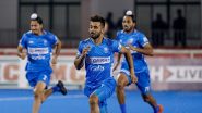 IND 0-0 PAK | India vs Pakistan Hockey Live Score Updates: Harmanpreet Singh and Co Looking for Their Fifth Straight Win in Competition