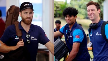 New Zealand National Cricket Team Arrives in Sri Lanka Ahead of Multi-Format Series Beginning From September 18 (See Pics)