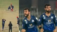 Shadab Khan Shows Aggression After Dismissing Mohammad Hurraira During Dolphins vs Panthers Pakistan Champions Cup 2024 Match (Watch Video)