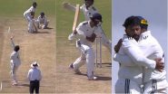 Duleep Trophy 2024 Video Highlights: Shams Mulani Dismisses Devdutt Padikkal With a Beautiful Turning Delivery During India A vs India D Clash