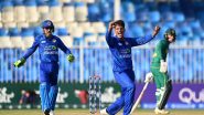 Allah Ghazanfar Dismisses Tristan Stubbs, Kyle Verreynne, Jason Smith To Complete Three-Wicket Haul During AFG vs SA 1st ODI 2024 (Watch Video)