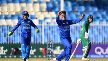 Allah Ghazanfar Dismisses Tristan Stubbs, Kyle Verreynne, Jason Smith To Complete Three-Wicket Haul During AFG vs SA 1st ODI 2024 (Watch Video)