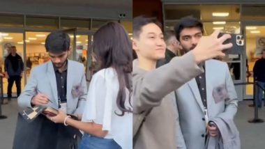 D Gukesh Gives Autograph to Fans After Securing Draw Against Uzbekistan’s Nodirbek Abdusattorov in FIDE Chess Olympiad 2024 (Watch Video)