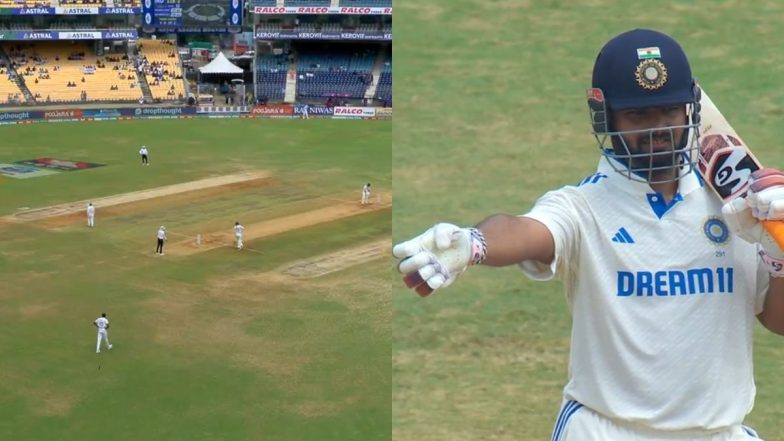 ‘Idhar Ayega Ek’ Rishabh Pant Helps Bangladesh Captain Najmul Hossain Shanto in Setting Field While Batting During IND vs BAN 1st Test Day 3 2024 (Watch Video)