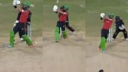 4,6,6,6,0,4! Moeen Ali Smashes Imad Wasim for 26 Runs in an Over During Guyana Amazon Warriors vs Antigua and Barbuda Falcons CPL 2024 Match (Watch Video)