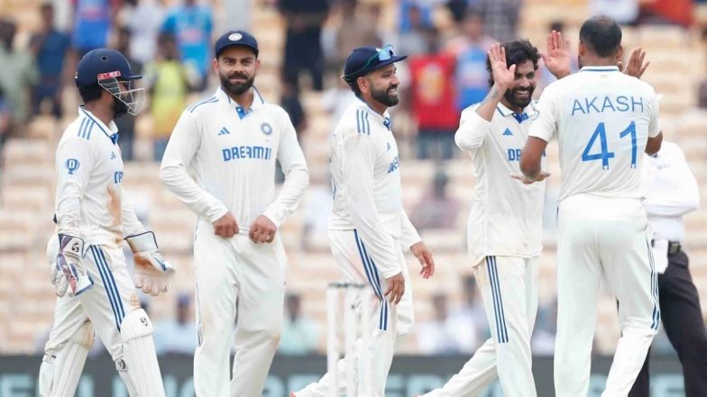 How To Watch IND vs NZ Free Live Streaming Online of 1st Test 2024 Day 1? Get Telecast Details of India vs New Zealand Cricket Match on TV