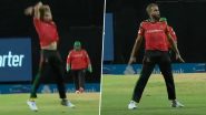 Imran Tahir Performs Cristiano Ronaldo’s ‘SIUUU’ Celebration After Dismissing Josh Clarkson During Guyana Amazon Warriors vs St Kitts and Nevis Patriots CPL 2024 Match, Video Goes Viral