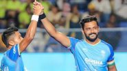 India Men's Hockey Team Defeats Malaysia 8–1 in Asian Champions Trophy 2024, Rajkumar Pal Scores Hat-Trick As Harmanpreet Singh and Co Register Dominating Victory