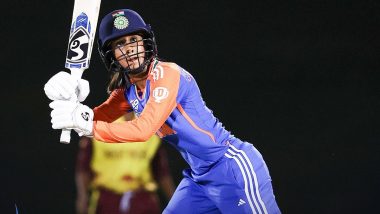 India Women Defeats West Indies by 20 Runs in ICC T20 World Cup 2024 Warm-Up: Jemimah Rodrigues, Pooja Vastrakar Help Women in Blue Gain Confidence-Boosting Victory