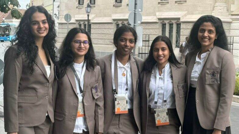 India Win Gold Medal in Women's Section at Chess Olympiad 2024; Harika ...