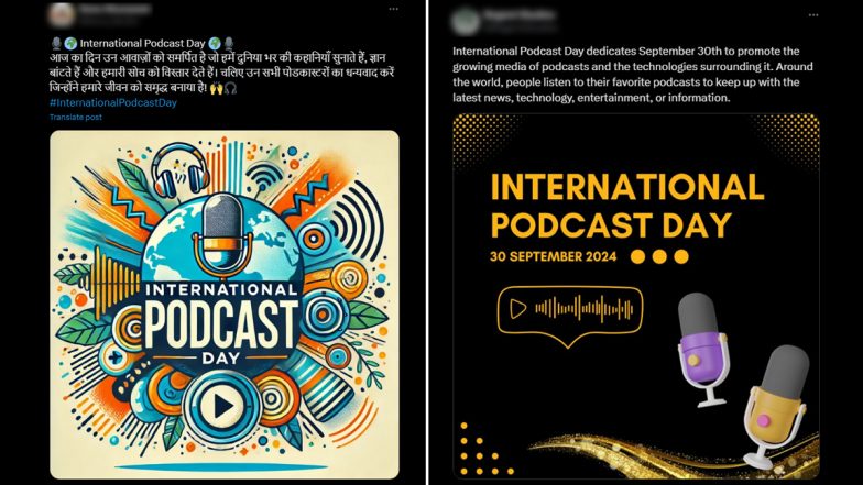 International Podcast Day 2024 Wishes and Messages: Netizens Share Their Love for Podcasting With Images, Quotes, Sayings and Wallpapers