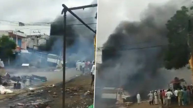 Jainoor Violence: Communal Clashes in Telangana Town After Sexual Assault on Tribal Woman, Asaduddin Owaisi Calls for Peace (Watch Videos)