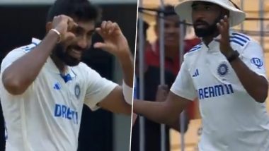 Jasprit Bumrah Asks Mohammed Siraj To Wear Sunglasses After He Pulls Off Great Stop Despite Spotting the Ball Late During IND vs BAN 1st Test 2024 (Watch Video)