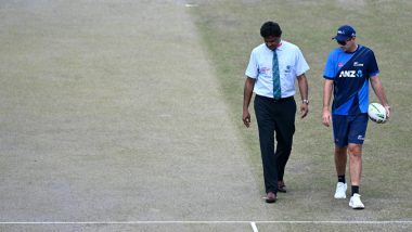 AFG vs NZ One-Off Test: Play Called Off on Day 2 Without a Ball Being Bowled Due to Wet Outfield at Greater Noida Sports Complex Ground