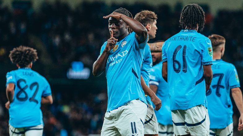 Manchester City 2–1 Watford, Carabao Cup 2024–25: Jeremy Doku, Matheus Nunes Score As Cityzens Qualify for Fourth Round