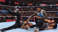 Jey Uso Comes To Rescue As Liv Morgan, Dominik Mysterio Unleash Havoc on Damian Priest With a Crutch During WWE Raw Ahead of Bad Blood 2024 (Watch Video)