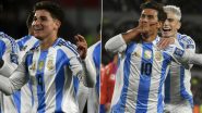 Argentina 3–0 Chile, FIFA World Cup 2026 Qualifiers: Alexis Mac Allister, Julian Alvarez and Paulo Dybala Score As Lionel Messi-Less La Albiceleste Prevail