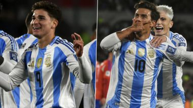 Argentina 3–0 Chile, FIFA World Cup 2026 Qualifiers: Alexis Mac Allister, Julian Alvarez and Paulo Dybala Score As Lionel Messi-Less La Albiceleste Prevail