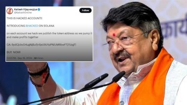 Kailash Vijayvargiya X Account Hacked? Viral Image Shows ‘This Is Hacked Account’ Post Written on Madhya Pradesh Minister’s Twitter Account