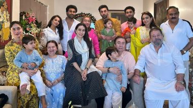 Alekha Advani Joins Kapoor Family’s Ganeshotsav Celebration! See Kareena Kapoor Khan, Ranbir Kapoor, Baby Raha, Karisma Kapoor, Aadar Jain and Others’ Pics