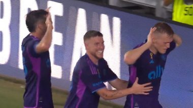 Karol Swiderski Imitates Lionel Messi's FIFA World Cup 2022 Celebration After Scoring Opener in Inter Miami vs Charlotte FC MLS 2024 Match (Watch Video)