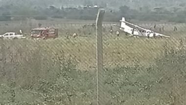 Kenya Plane Crash: Light Aircraft Operated by Boskovic Air Charters Crashes After Veering off Runway in Migori County, No Casualties Reported