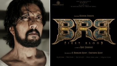 ‘Billa Ranga Baasha–First Blood’: Kiccha Sudeep’s New Film With ‘Vikrant Rona’ Director Anup Bhandari Announced on His Birthday! Check Out the Title Poster and Concept Video