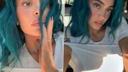 Kylie Jenner Is Back in Her ‘King Kylie’ Era As She Debuts Teal Blue Hair, Beauty Mogul Takes Fans for Nostalgic Loop With Series of Stunning Selfies (See Pics)