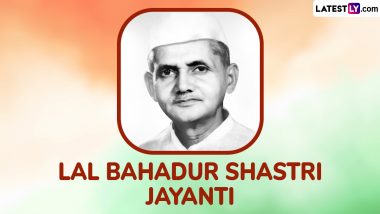 Lal Bahadur Shastri Jayanti 2024 Date and Significance: Everything To Know About the Day Celebrating 120th Birth Anniversary of Former Prime Minister of India