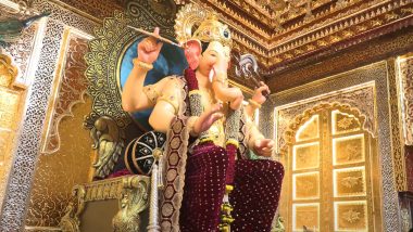 Lalbaugcha Raja 2024 Day 1 Mukh Darshan Live Streaming: How To Watch Video of Lalbaugcha Raja Ganpati Idol Live Telecast Online on Ganesh Chaturthi Festival