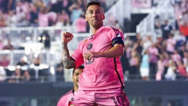 Lionel Messi Becomes Fastest Player to Reach 15 Goals and 15 Assists in MLS, Inter Miami Captain Achieves Feat in Only 19 Games