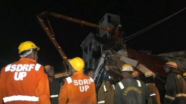 Lucknow 3-Storey Building Collapse: Death Toll Rises To 4, Over 20 People Rescued, Uttar Pradesh CM Yogi Adityanath Instructs Officials to Expedite Relief Work