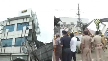 Lucknow Building Collapse: Multi-Storey Building Collapses in Transport Nagar; Several Feared Trapped, UP CM Yogi Adityanath Takes Stock of Situation (Watch Videos)