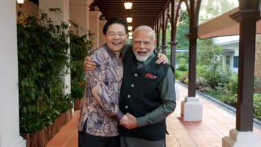 PM Narendra Modi Meets Singapore PM Lawrence Wong, Visits AEM Holdings’ Semiconductor Manufacturing Unit and Discuss Collaboration