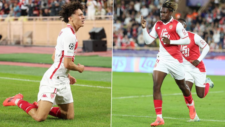 Monaco 2–1 Barcelona, UEFA Champions League 2024–25: Maghnes Akliouche, George Ilenikhena Score As Les Rouge Et Blanc Thrash Barca in UCL Opener Despite Lamine Yamal's Goal