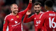 How To Watch Manchester United vs Leicester City, Live Streaming Online? Get Live Telecast Details of Carabao Cup 2024–25 Round of 16 Football Match With Time in IST