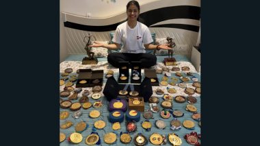 Manu Bhaker Poses With All Medals and Trophies She Has Won, Writes ‘Never Had I Imagined I Would Reach This Far’ (See Post)