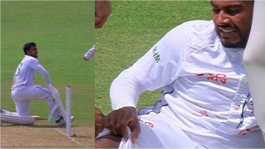 Mehidy Hasan Miraz Stung by Wasp While Batting on Day 4 of IND vs BAN 2nd Test 2024, Receives Treatment