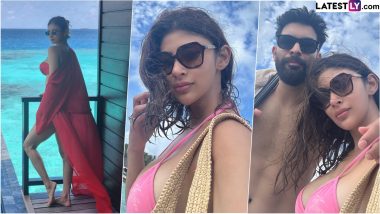 Mouni Roy's 39th Birthday Celebration Photos in the Maldives: Actress Enjoys Special Day With Husband Suraj Nambiar