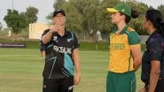 New Zealand Women vs South Africa Women, ICC Women&rsquo;s T20 World Cup 2024 Warm-Up Match Free Live Streaming Online: How To Watch NZ-W vs SA-W Practice Match Live Telecast on TV?