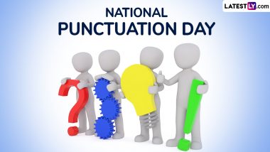 National Punctuation Day 2024 Date and Significance: All You Need To Know About the Day That Aims To Highlight the Correct Usage of Punctuation