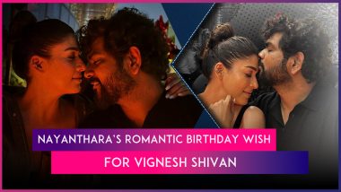 Nayanthara Kisses Hubby Vignesh Shivan and Shares Sweet Birthday Wish, ‘Jawan’ Actress Says, ‘I Love You Beyond Words’