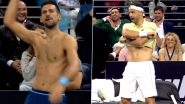 Novak Djokovic, Grigor Dimitrov Playfully Strip and Dance During Exhibition Match in Sofia; Video Goes Viral