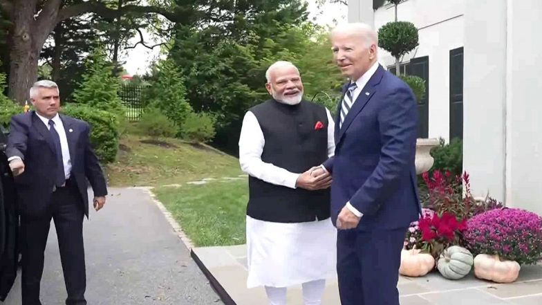 Modi Meets US President Biden Ahead of Quad Summit