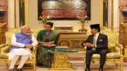 &lsquo;Building Stronger India-Brunei Relations&rsquo;: Prime Minister Narendra Modi Holds Bilateral Talks With Sultan Haji Hassanal Bolkiah (See Pics)